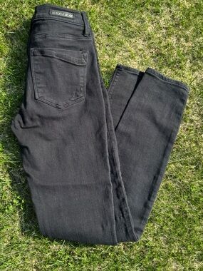 Express Black Straight-Leg Jeans